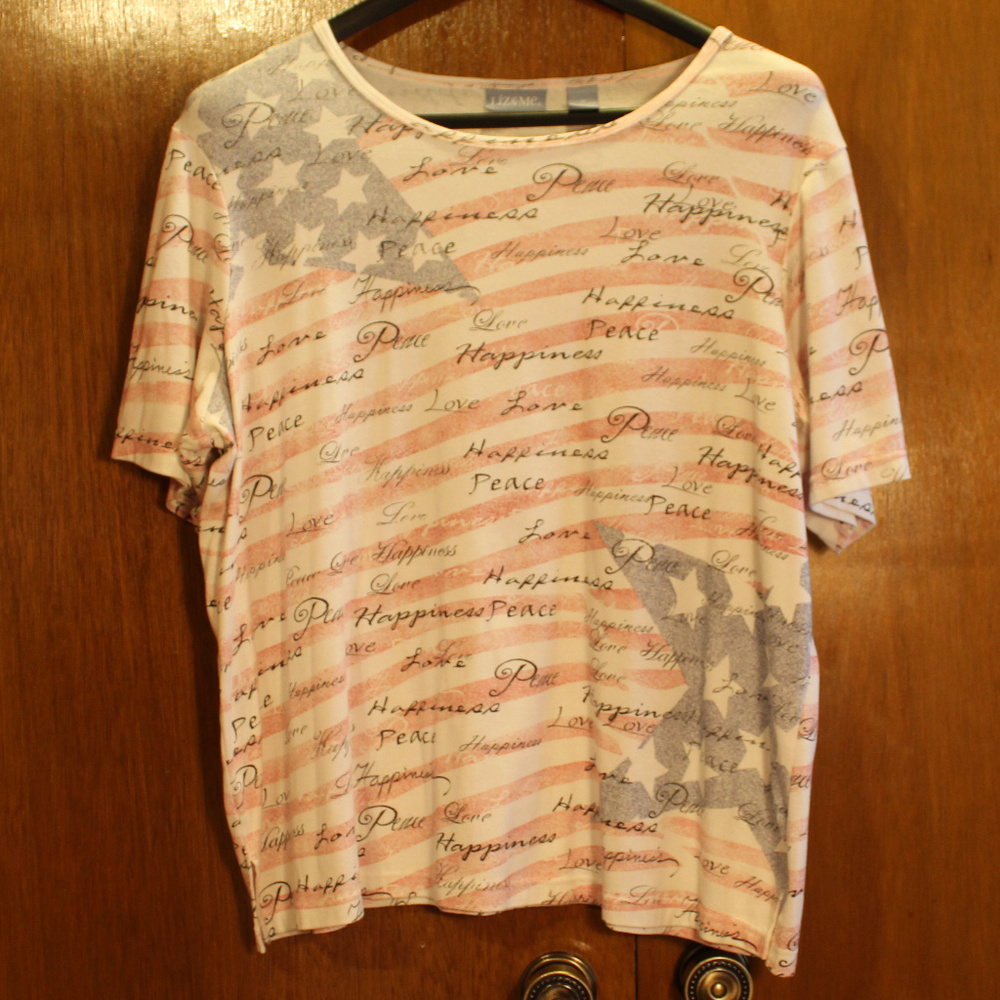 Liz & Me 1X Patriotic Shirt